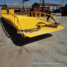 5T-12T Bearing capacity mobile loading yard ramp for sale container bridge